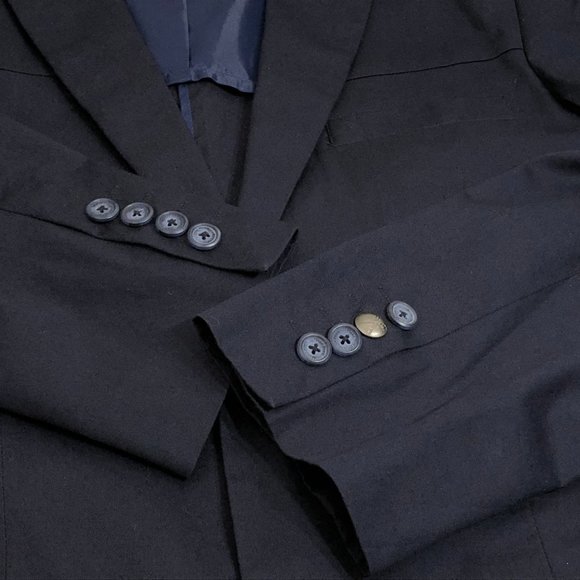 Marc Ecko Cotton Navy Blazer Jacket Sport Coat NWT - Picture 5 of 7